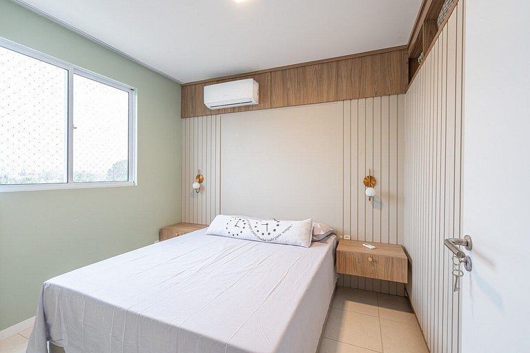 Apto NOVO 150 m Praia Piscina, Portaria 24h Wi-Fi