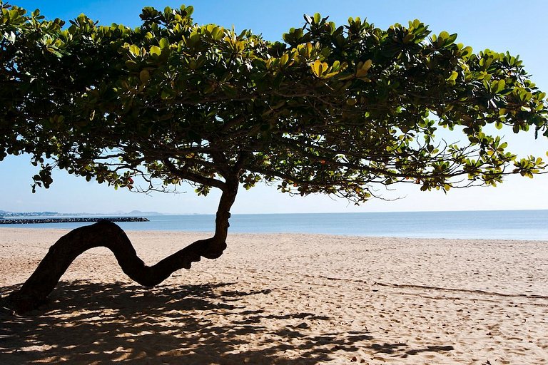 A 60m PRAIA, Ar-condicionado.