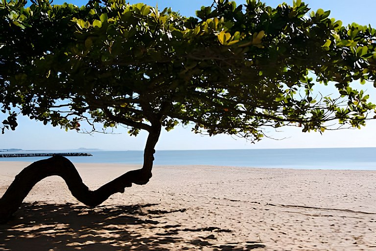 Suíte 60m PRAIA, Ar-condicionado