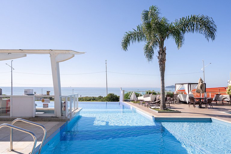 Pé na Areia Cond Resort Piscina Churrasqueira BA82
