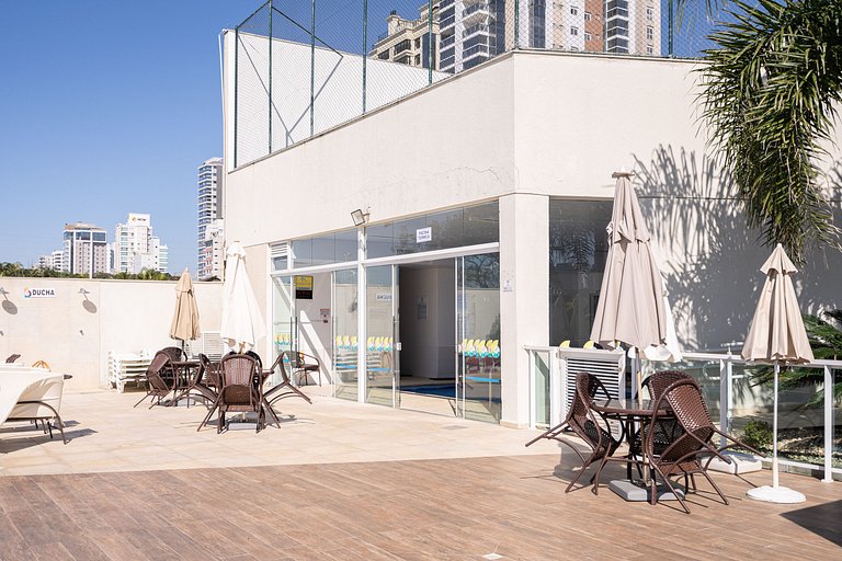 Frente Mar Home Club c/ Piscina Infinita e Lazer