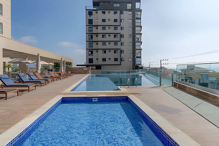 Vista MAR Piscina Aquecida Churrasqueira - VEN1503