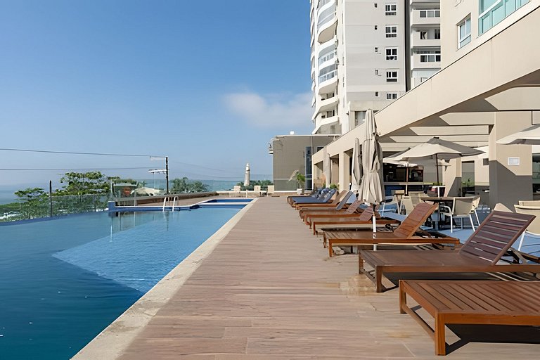 3 Quartos Vista MAR Piscina Jacuzzi - VEN706