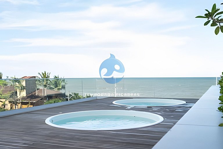 Frente Mar, Pé na Areia, Cond Resort - SUM802