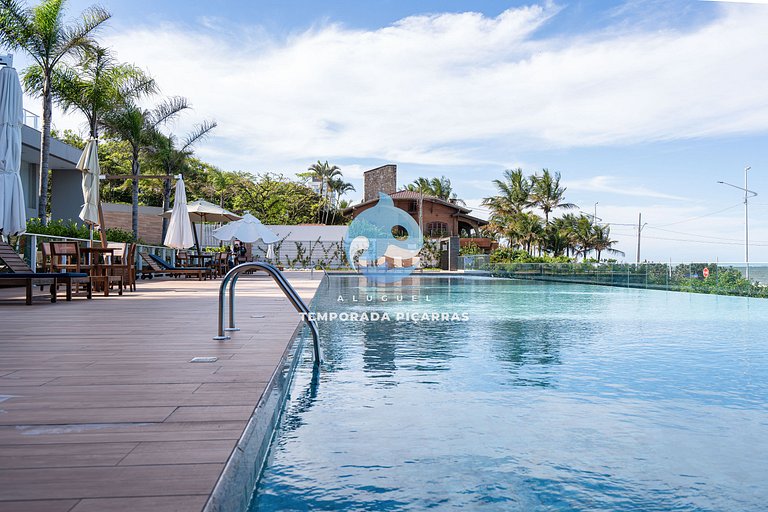 Frente Mar, Pé na Areia, Cond Resort - SUM808
