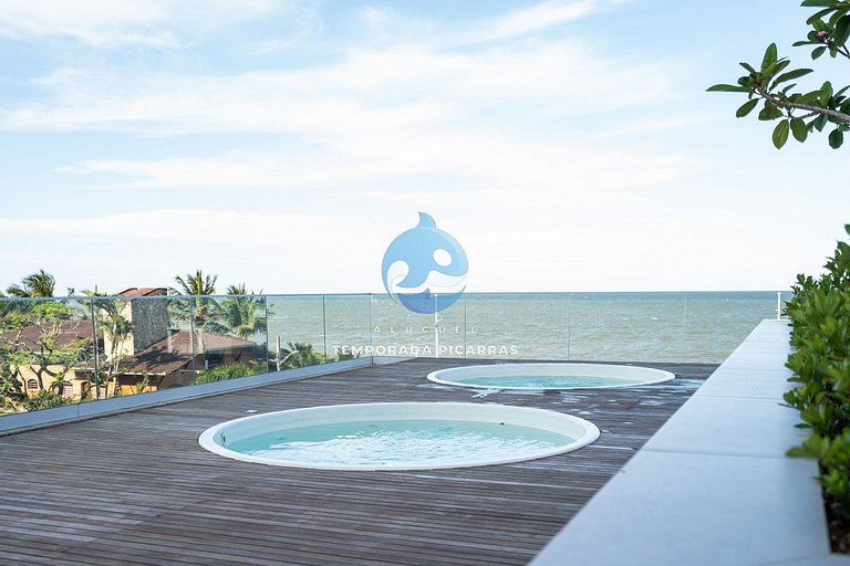 Frente Mar, Pé na Areia, Cond Resort - SUM802