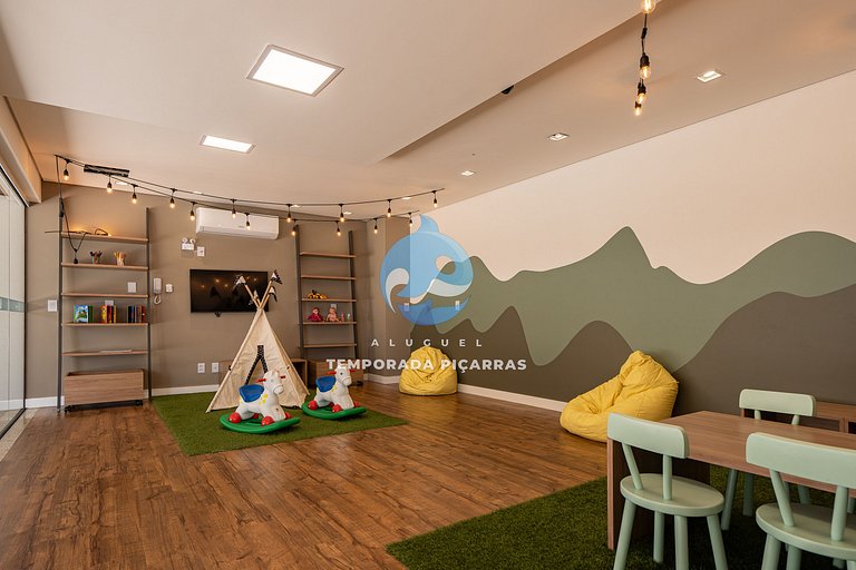 Ideal para Família! Conforto e Lazer - Pé na Areia