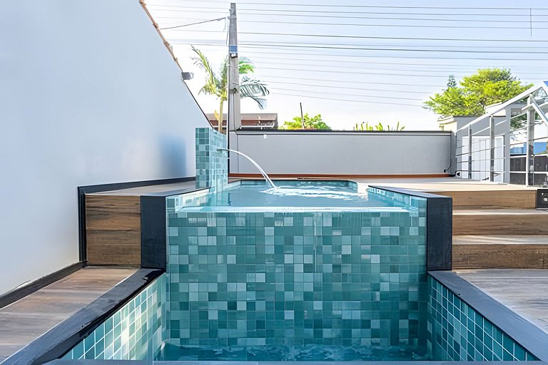 Studio A 350m PRAIA c/ Piscina, Ar condicionado