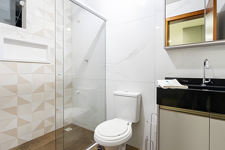 Studio A 350m PRAIA c/ Piscina, Ar condicionado