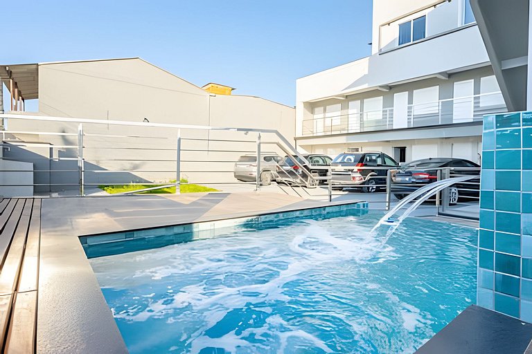 Studio A 350m PRAIA c/ Piscina, Ar condicionado