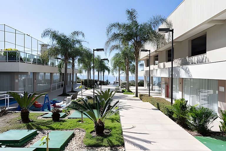 Pé na Areia Cond Resort Piscina Churrasqueira BA82