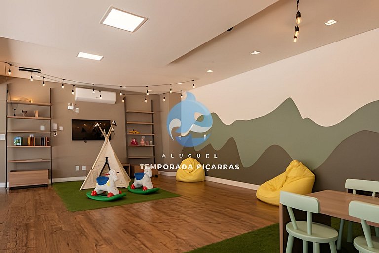 Ideal para Família! Conforto e Lazer - Pé na Areia