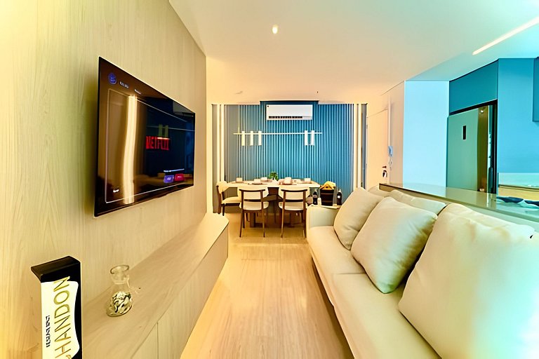 Ideal para Família! Conforto e Lazer - Pé na Areia