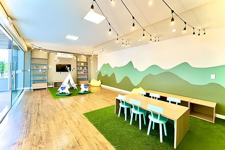 Ideal para Família! Conforto e Lazer - Pé na Areia