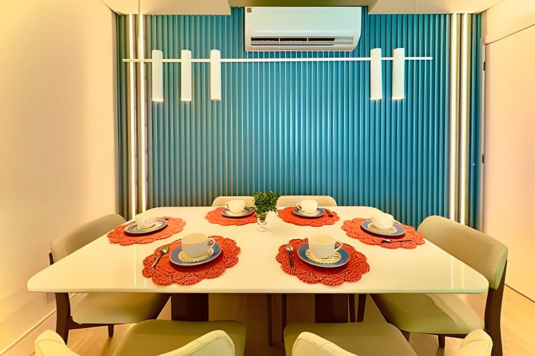 Ideal para Família! Conforto e Lazer - Pé na Areia