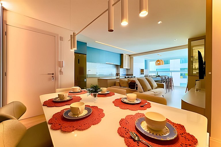 Ideal para Família! Conforto e Lazer - Pé na Areia