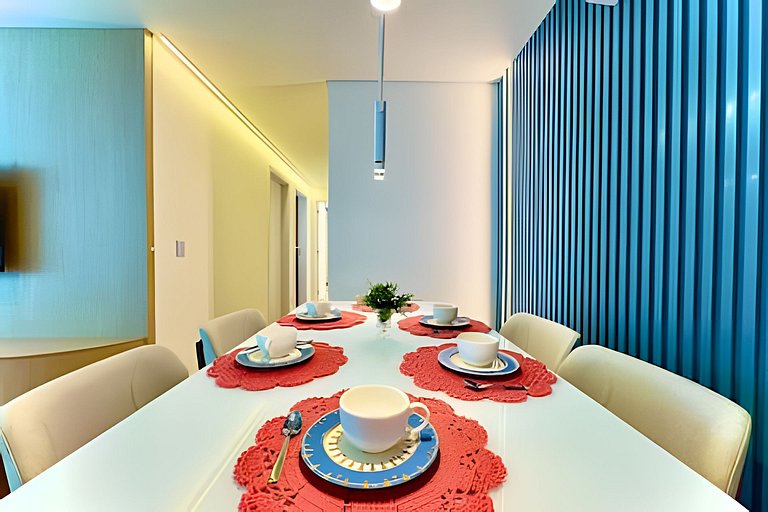 Ideal para Família! Conforto e Lazer - Pé na Areia