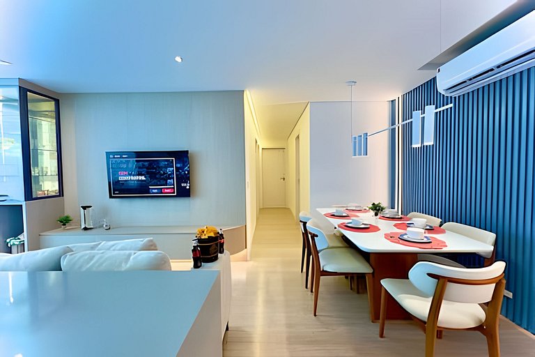 Ideal para Família! Conforto e Lazer - Pé na Areia