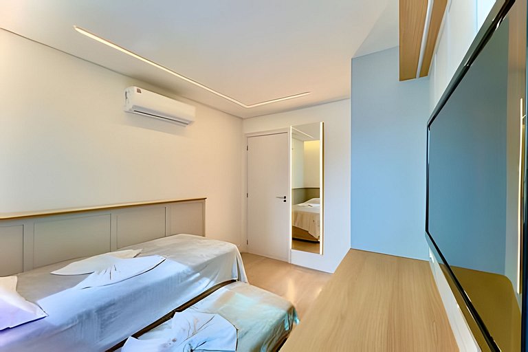 Ideal para Família! Conforto e Lazer - Pé na Areia