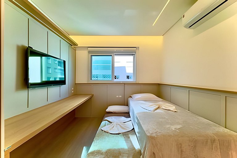 Ideal para Família! Conforto e Lazer - Pé na Areia