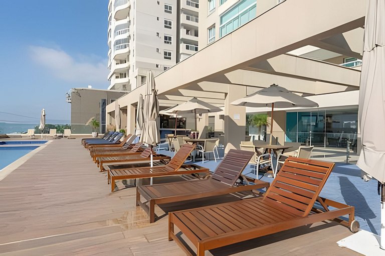100m da praia c/Piscina Churrasqueira -VEN1203