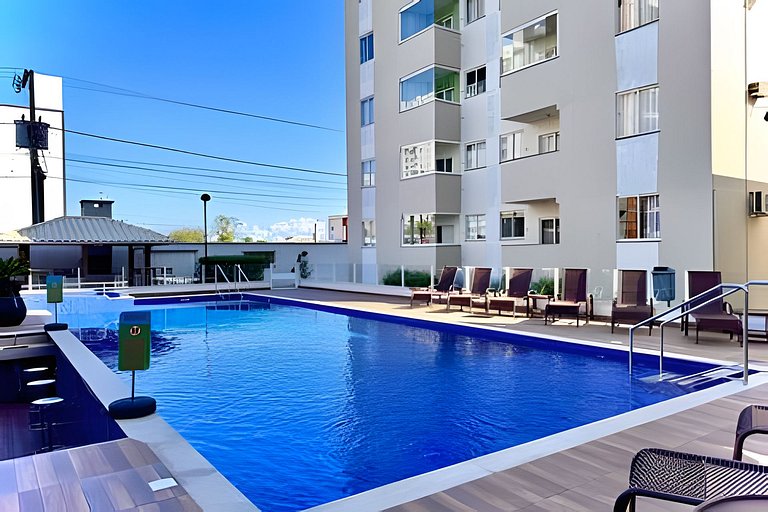 A 400m PRAIA c/ Piscina Wi-fi Churrasqueira L904
