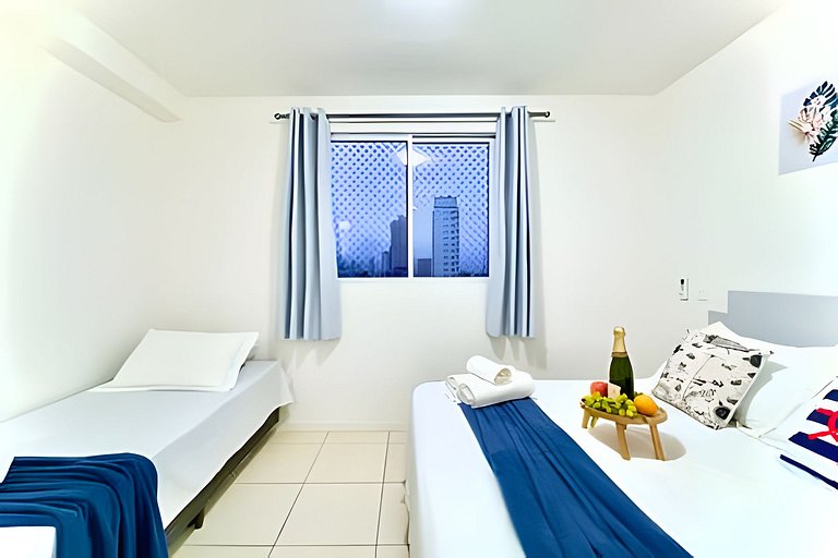 A 150 m Praia c/Piscina e Wi-FI - STR608T1