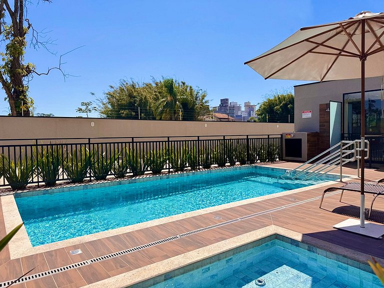 A 400m Praia c/Piscina Churrasqueira Wi-Fi- AT505