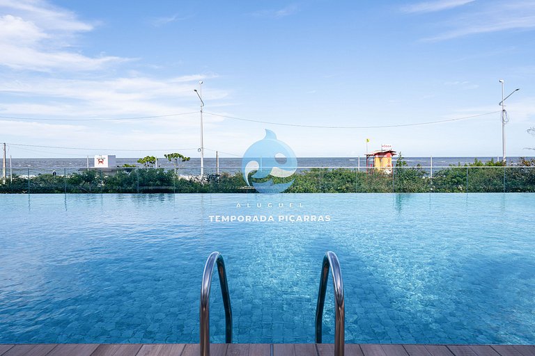 Vista Mar Conforto Piscina e Acesso Direto à Praia
