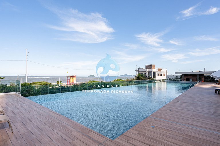 Vista Mar Conforto Piscina e Acesso Direto à Praia