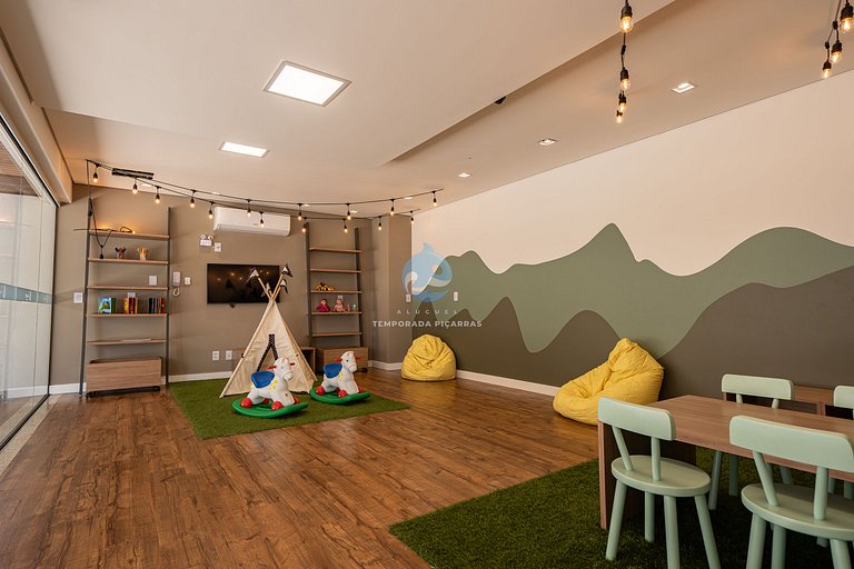 Ideal para Família! Conforto e Lazer - Pé na Areia