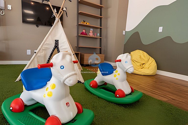 Ideal para Família! Conforto e Lazer - Pé na Areia