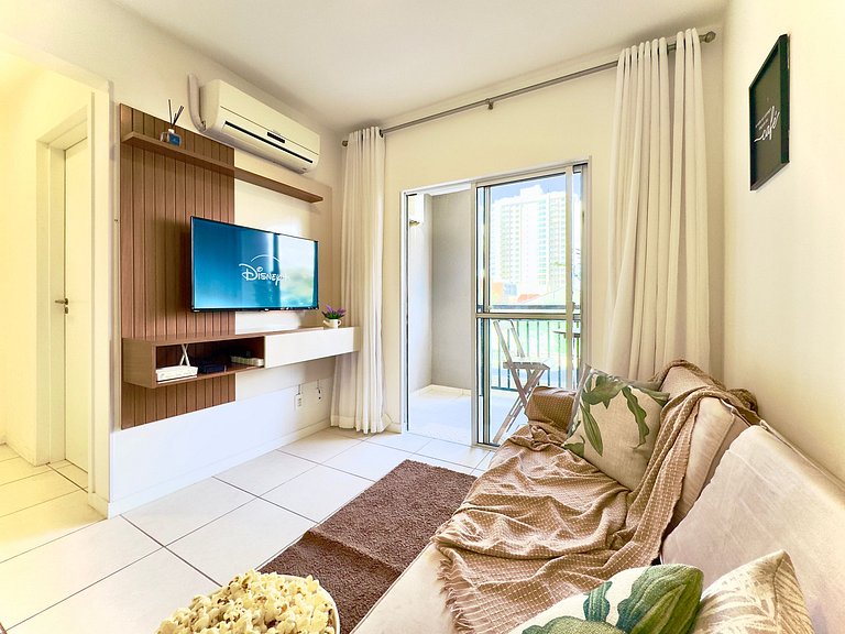 A 150m PRAIA c/Piscina Churrasqueira e Wi-Fi