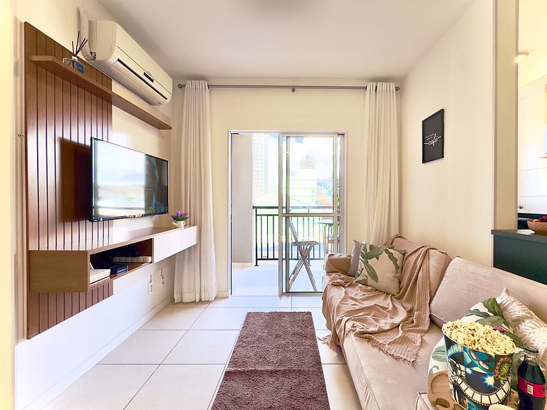 A 150m PRAIA c/Piscina Churrasqueira e Wi-Fi