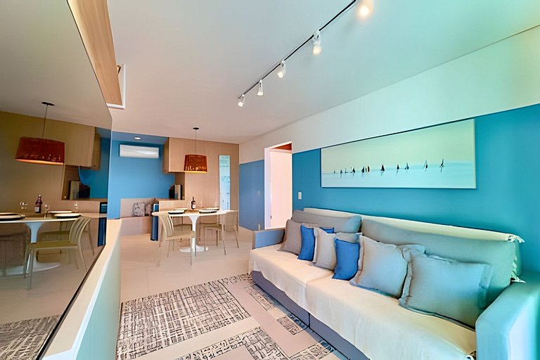 Frente Mar Home Club c/ Piscina Infinita e Lazer