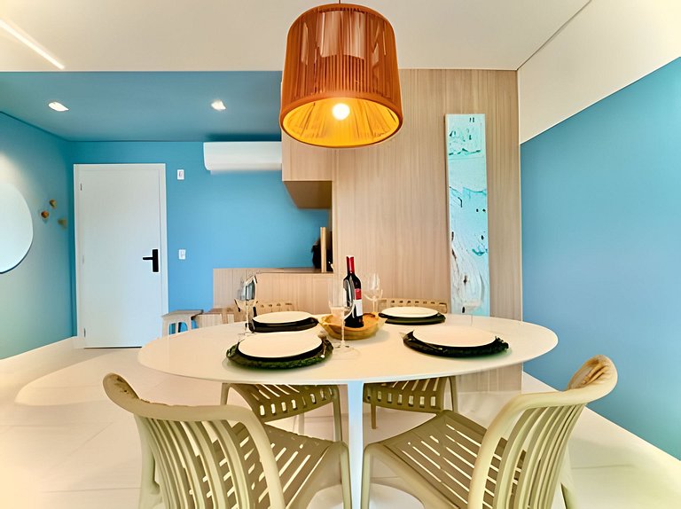 Frente Mar Home Club c/ Piscina Infinita e Lazer