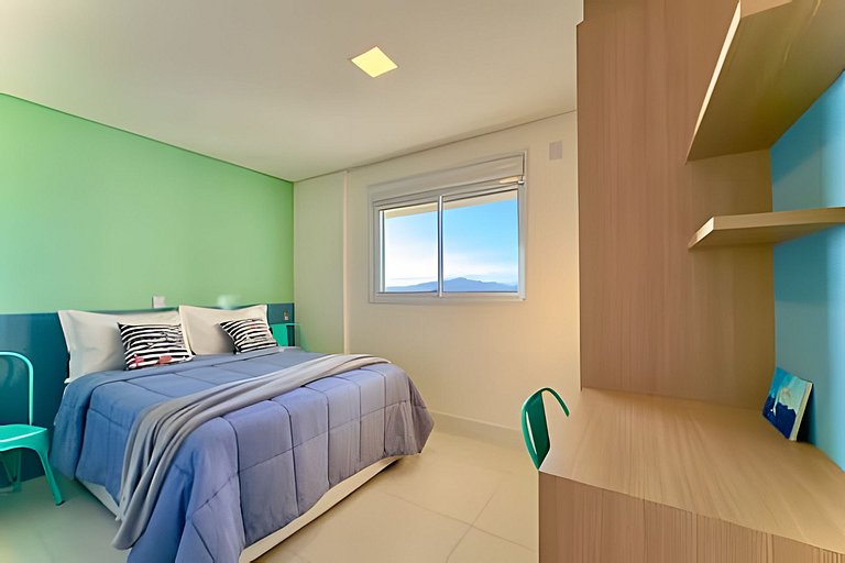 Frente Mar Home Club c/ Piscina Infinita e Lazer