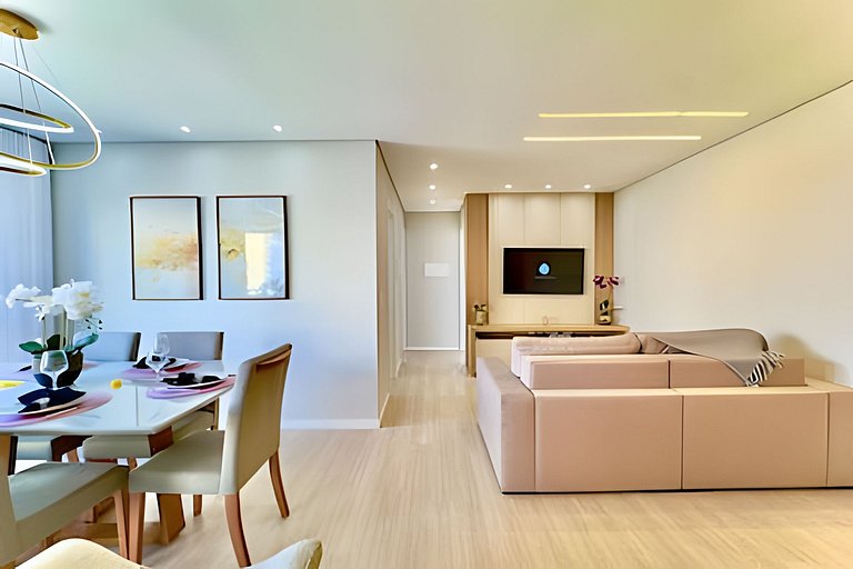 Vista mar - 150m da praia - Apto novo com Wi-Fi - Ótima loca