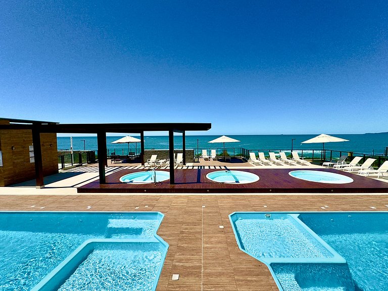 Apto com Vista Mar c/Piscinas | Barra Velha