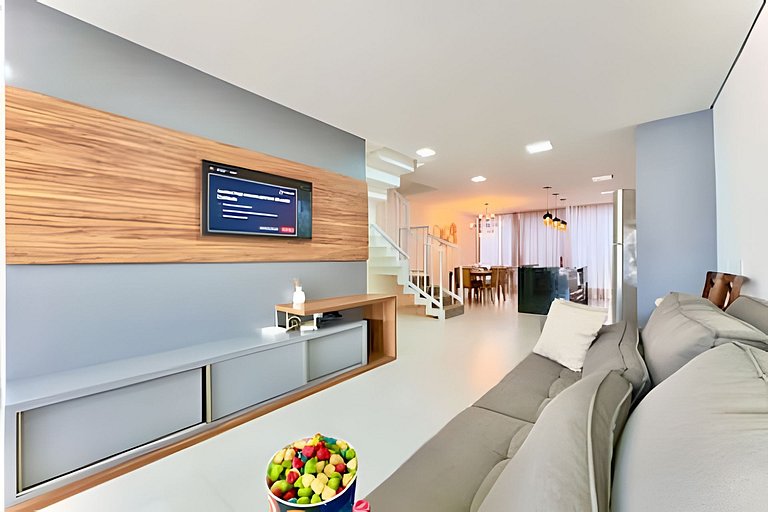 Casa Completa c/ 3 Suítes – a 400m da Praia