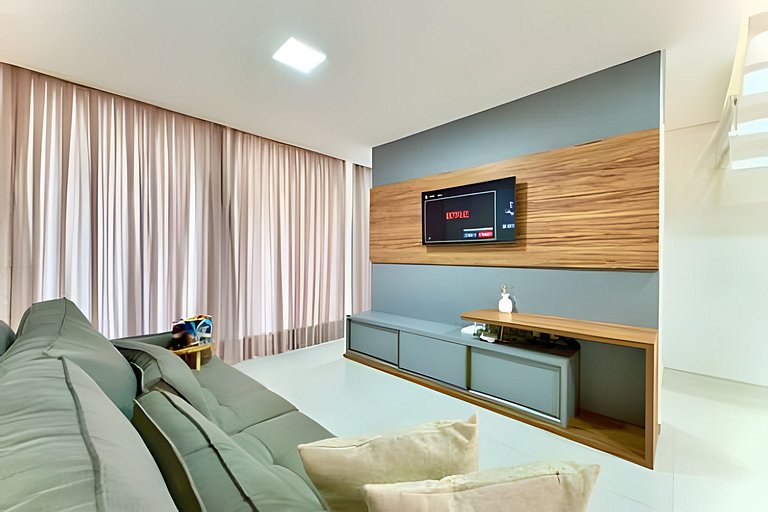 Casa Completa c/ 3 Suítes – a 400m da Praia