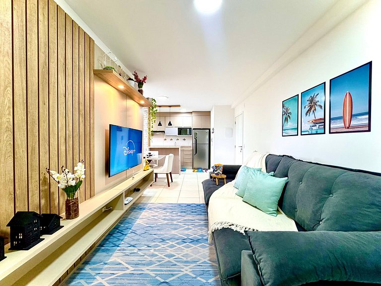 A 150m PRAIA c/Piscina Churrasqueira Wi-Fi