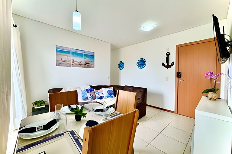 A 400m PRAIA c/ Piscina Wi-fi Churrasqueira L604