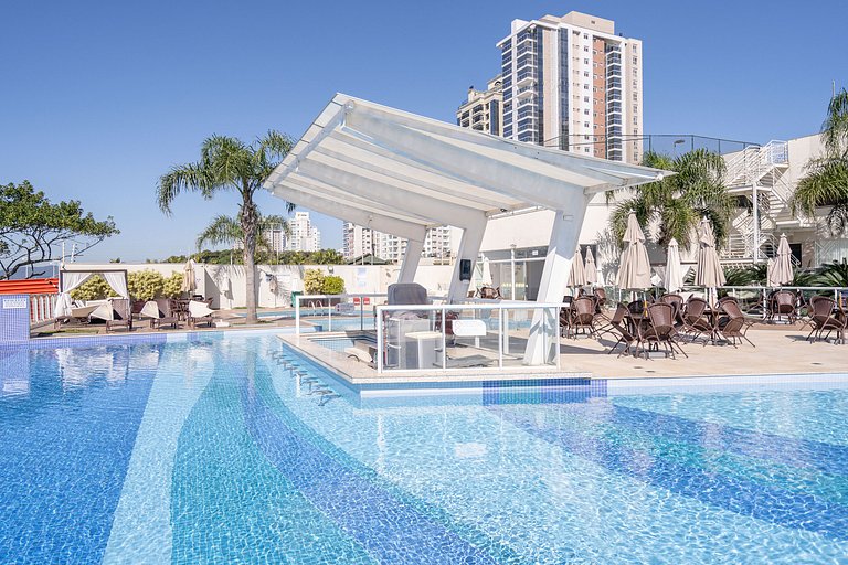 Home Club Pé na areia Lazer completo Bal Piçarras