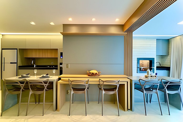 Vista Mar Conforto Piscina e Acesso Direto à Praia