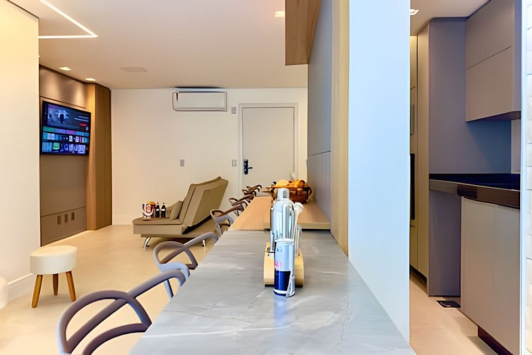 Vista Mar Conforto Piscina e Acesso Direto à Praia