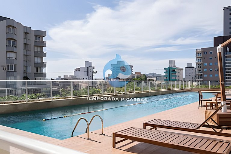 Vista Mar Conforto Piscina e Acesso Direto à Praia