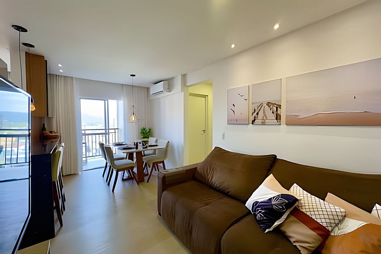 Vista Mar Piscina e Churrasqueira 150m da Praia