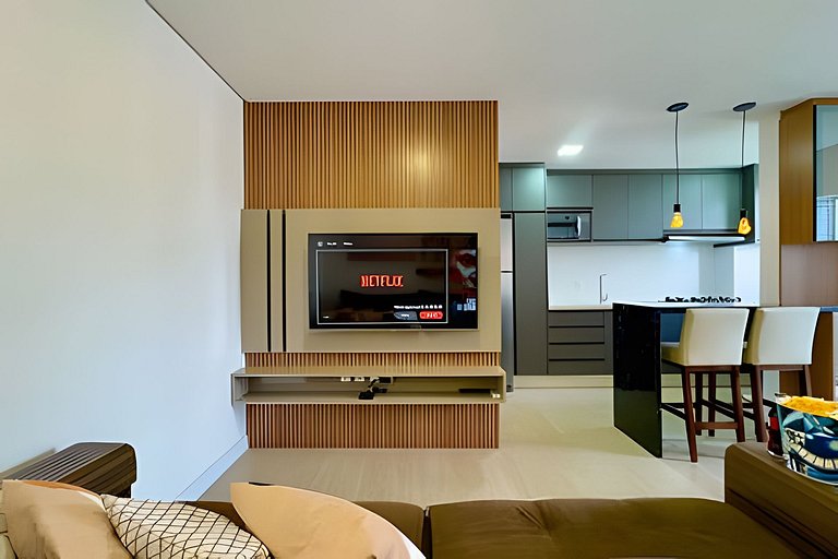 Vista Mar Piscina e Churrasqueira 150m da Praia