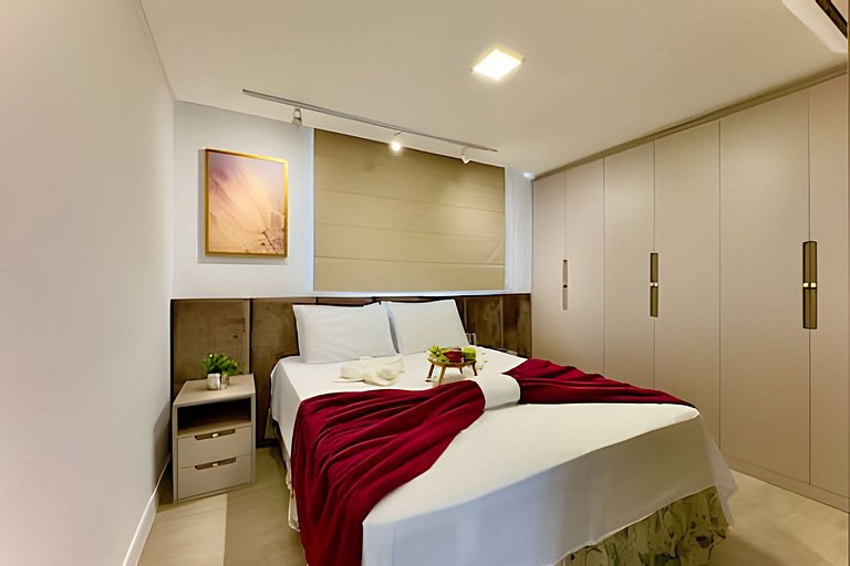 Vista Mar Piscina e Churrasqueira 150m da Praia